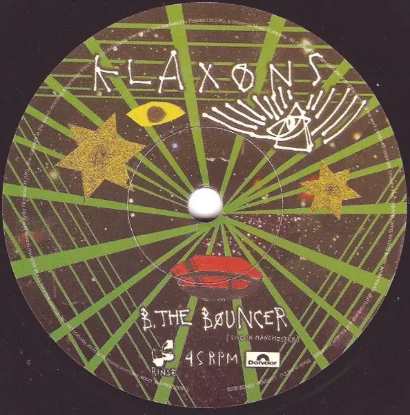 Klaxons - Golden Skans, Electronic, Rock, Electro, Indie Rock, 2007 - Polydor, Rinse (2), UK, Vinyl 1x 7", Single, Limited Ed