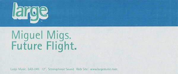 Album cover for Future Flight by Miguel Migs