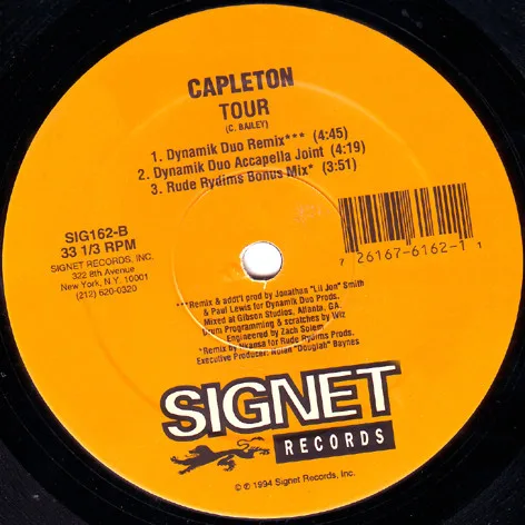 Album cover for Tour by Capleton