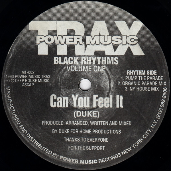 Album cover for Can You Feel It by Black Rhythms