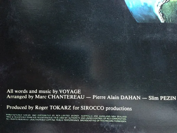 Album cover for Voyage by Voyage
