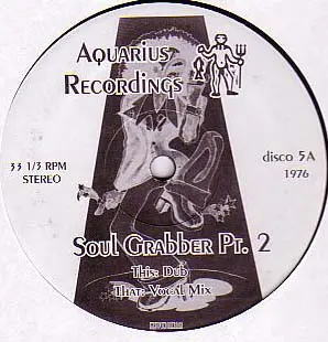 Paul Jacobs - Soul Grabber Pt. 2, Electronic, Disco, Drum n Bass, House, 1997 - Aquarius Recordings, Canada, Vinyl 2x 12", 33