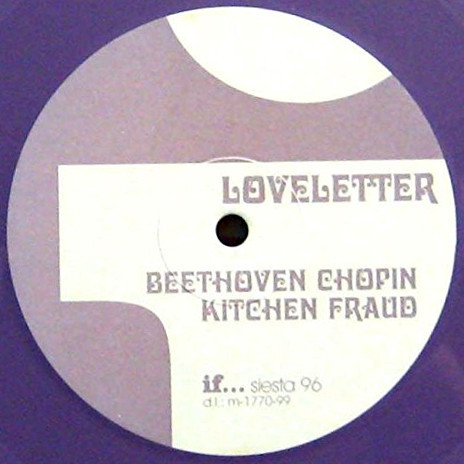Loveletter - Beethoven Chopin Kitchen Fraud, Pop, Easy Listening, 1999 - If..., Siesta, Spain, Vinyl 1x LP, Album Purple