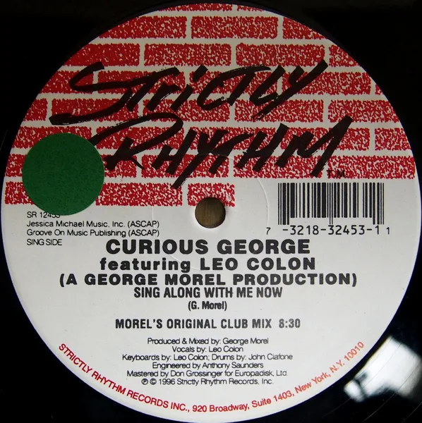 Album cover for Sing Along With Me Now by Curious George Featuring Leo Colon