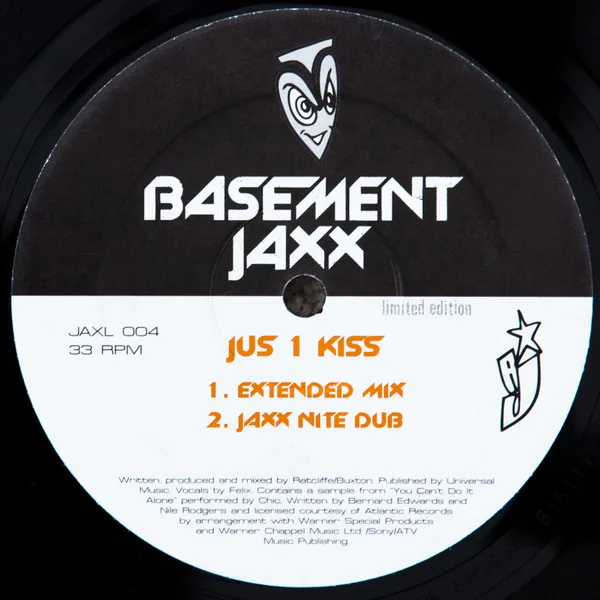 Album cover for Jus 1 Kiss (Basement Jaxx / Boris Dlugosch And Michi Lange Mixes) by Basement Jaxx