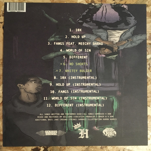 Da$h & V Don - 5 Deadly Venoms, Hip Hop, 2019 - Tuff Kong Records, Italy, Vinyl 1x LP, EP