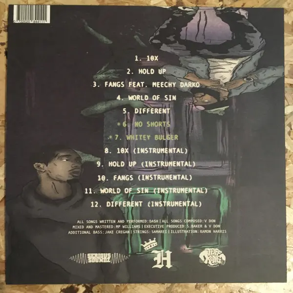 Da$h & V Don - 5 Deadly Venoms, Hip Hop, 2019 - Tuff Kong Records, Italy, Vinyl 1x LP, EP