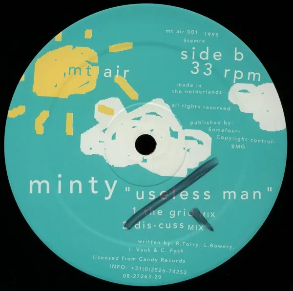 Album cover for Useless Man by Minty