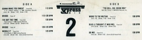 Album cover for Express Mix 2 by Various