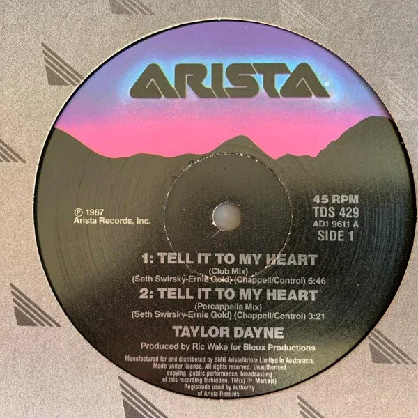Album cover for Tell It To My Heart by Taylor Dayne