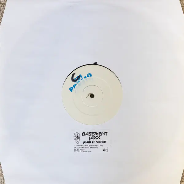Basement Jaxx - Jump N' Shout, Electronic, House, 1999 - XL Recordings, UK, Vinyl 2x 12", 33 ⅓ RPM, Single, Promo, White Labe