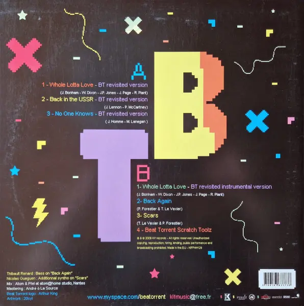 Beat Torrent - Whole Lotta Love, Electronic, Hip Hop, Rock, Breakbeat, Cut-up/DJ, DJ Battle Tool, Hip Hop, Rock & Roll, 2009 