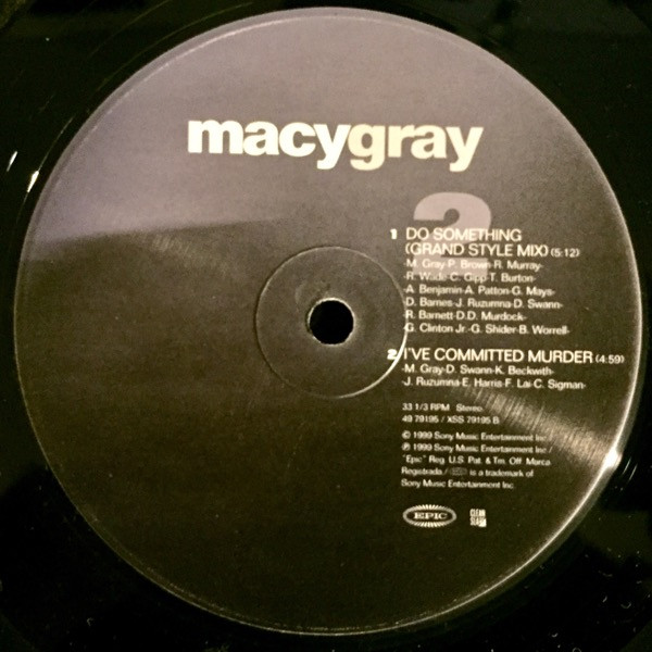 Macy Gray - Do Something, Hip Hop, Pop, RnB/Swing, 1999 - Epic, US, Vinyl 1x 12", 33 ⅓ RPM, Single