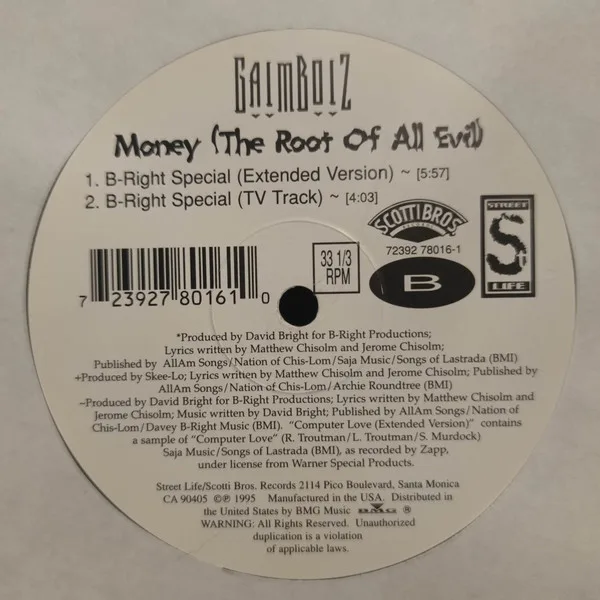Album cover for Money (The Root Of All Evil) by Gaimboiz