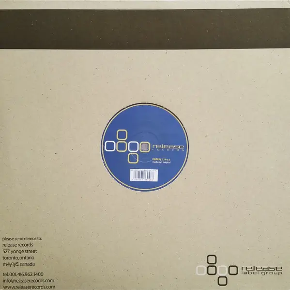Medway - Trauma, Electronic, Progressive House, 2003 - Release Records, Canada, Vinyl 1x 12"
