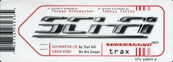 Southampton Ltd. / Ginger Heads - Sci-Fi Trax, Electronic, Electro, Techno, 1998 - EFA, Superstition, Germany, Vinyl 1x 12", 