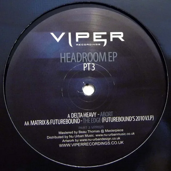Album cover for Headroom EP Pt 3 by Delta Heavy / Matrix & Futurebound