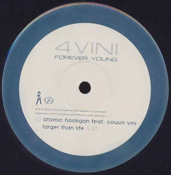 Various - 4 Vini - Forever Young LP, Electronic, Breakbeat, 2002 - Botchit & Scarper, UK, Vinyl 4x 12", Compilation