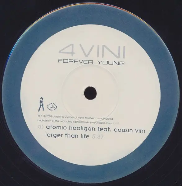 Various - 4 Vini - Forever Young LP, Electronic, Breakbeat, 2002 - Botchit & Scarper, UK, Vinyl 4x 12", Compilation