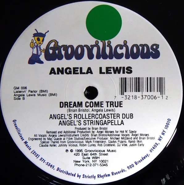 Album cover for Dream Come True by Angela Lewis