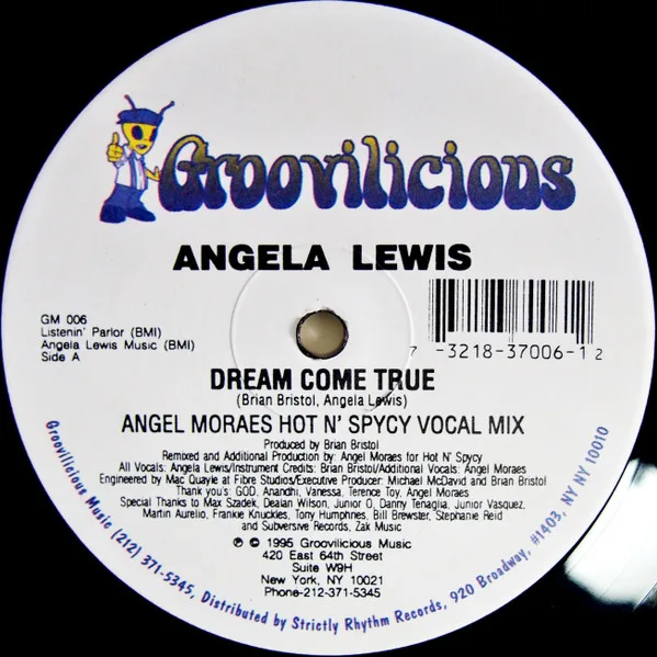 Album cover for Dream Come True by Angela Lewis