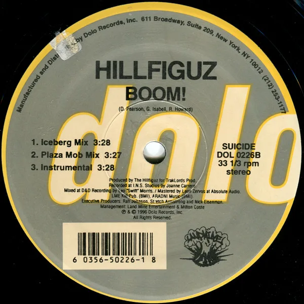 Album cover for Up On Prospect / Boom! by Hillfiguz