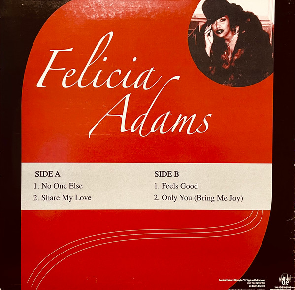 Felicia Adams - Sampler, Funk / Soul, Hip Hop, Contemporary R&B, 2004 - Cafe De Soul, UK, Vinyl 1x 12", Sampler