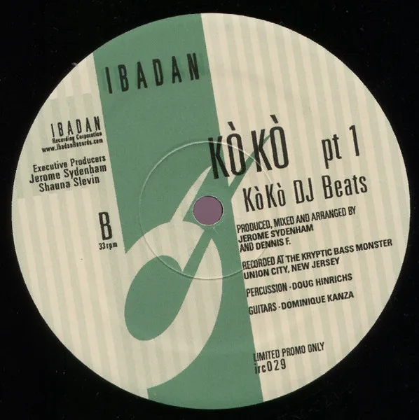 Album cover for Kò Kò Pt 1 by Jerome Sydenham & Dennis Ferrer