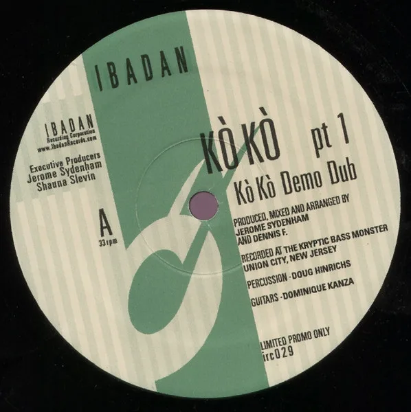 Album cover for Kò Kò Pt 1 by Jerome Sydenham & Dennis Ferrer