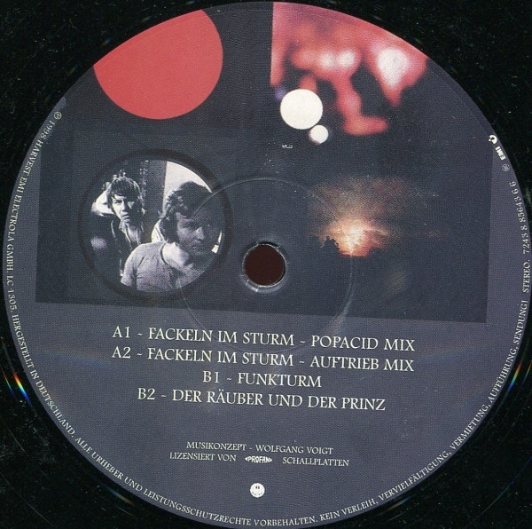 Dom - Fackeln Im Sturm, Electronic, Acid, Minimal, Techno, 1998 - Harvest, Germany, Vinyl 1x 12", 33 ⅓ RPM