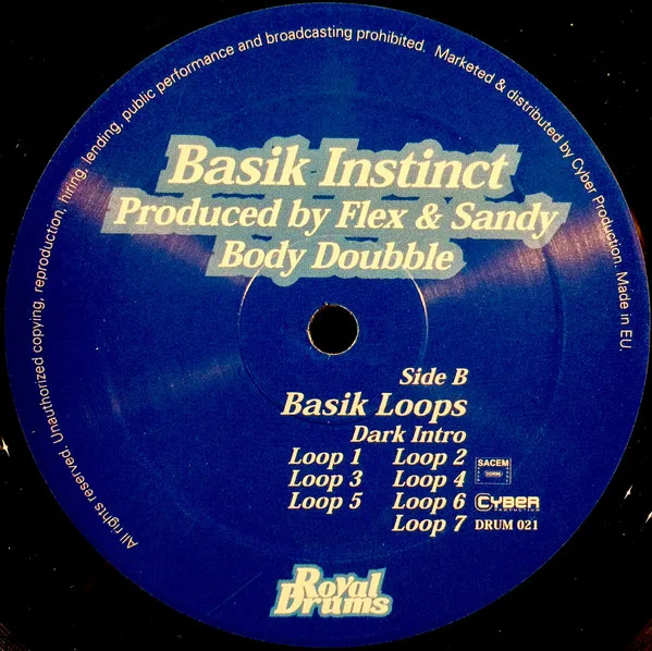 Album cover for Body Doubble by Basik Instinct