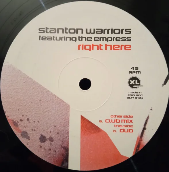 Album cover for Right Here by Stanton Warriors