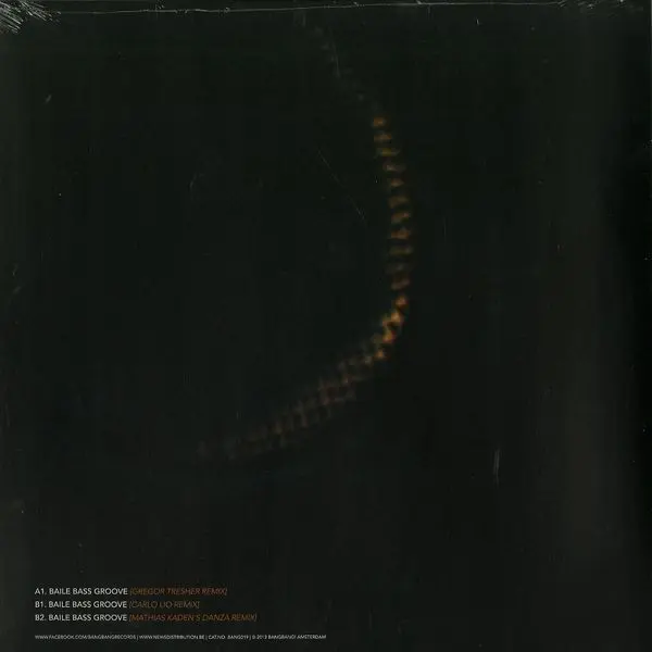 2000 & One & Sandy Huner vs Brothers' Vibe - Baile Bass Groove, Electronic, Tech House, 2012 - Bangbang!, Netherlands, Vinyl 