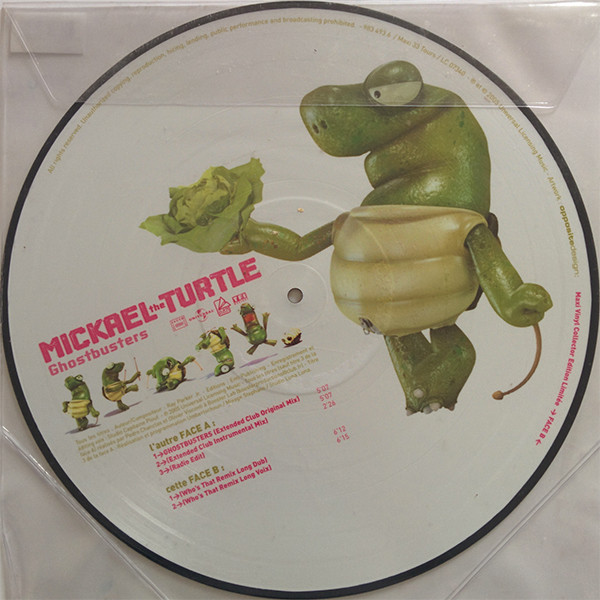 Mickael Turtle - Ghostbusters, Electronic, Synth-pop, Techno, 2005 - Universal Licensing Music (ULM), France, Vinyl 1x 12", 3