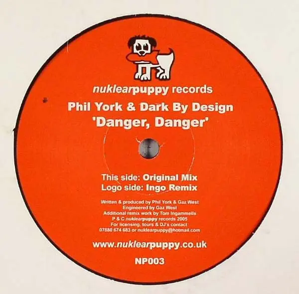Album cover for Danger, Danger by Phil York & Dark By Design