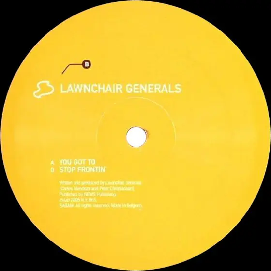 LawnChair Generals - You Got To, Electronic, Deep House, House, Tech House, 2005 - Aroma, Belgium, Vinyl 1x 12"