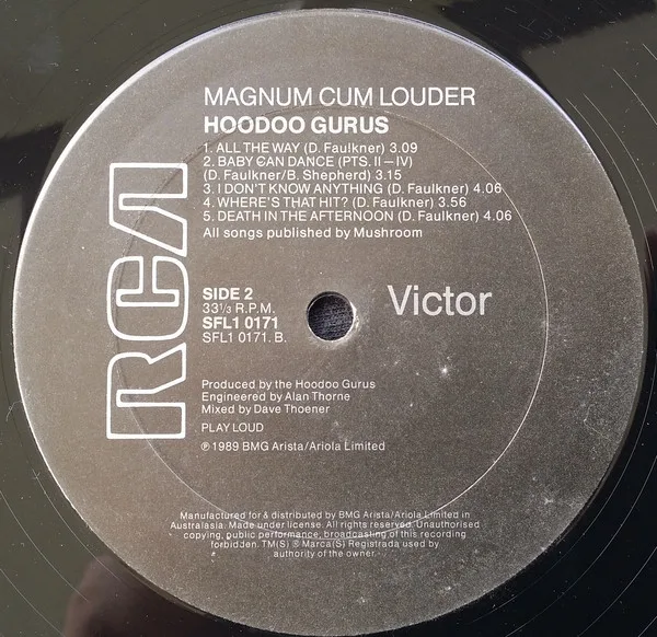 Album cover for Magnum Cum Louder by Hoodoo Gurus