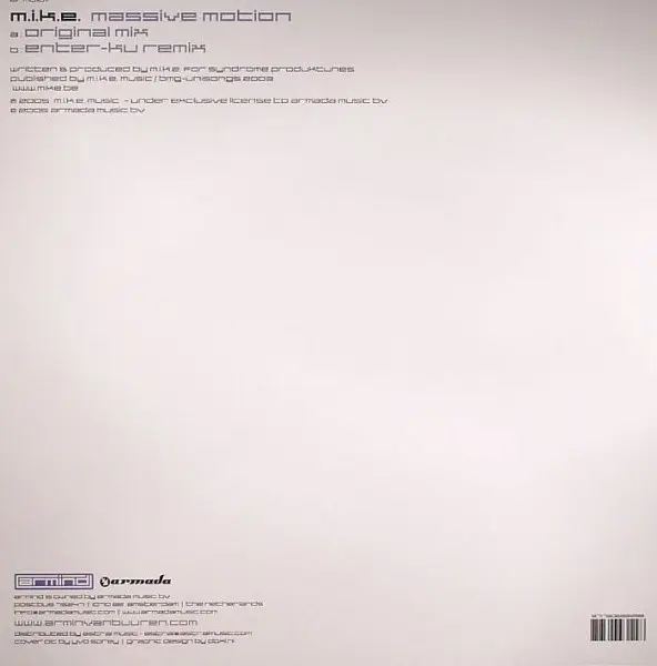 Album cover for Massive Motion by M.I.K.E.