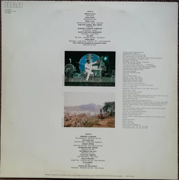 Album cover for Martinho Da Vila Isabel by Martinho Da Vila