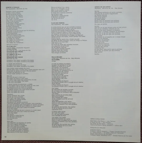 Album cover for Martinho Da Vila Isabel by Martinho Da Vila