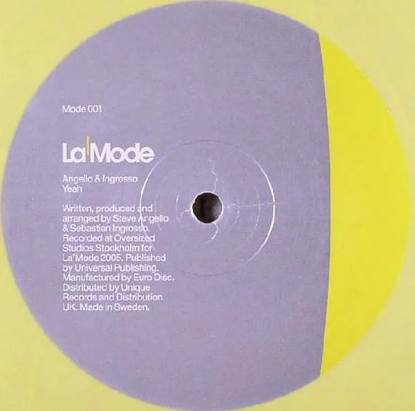 Album cover for Yeah by Steve Angello & Sebastian Ingrosso