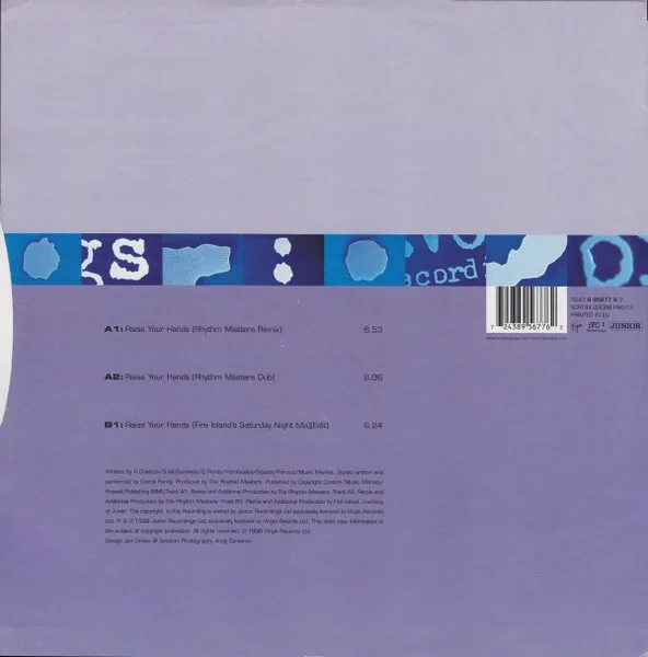 Album cover for Raise Your Hands by Big Room Girl Feat. Darryl Pandy