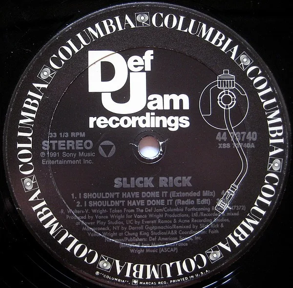 Album cover for I Shouldn't Have Done It by Slick Rick