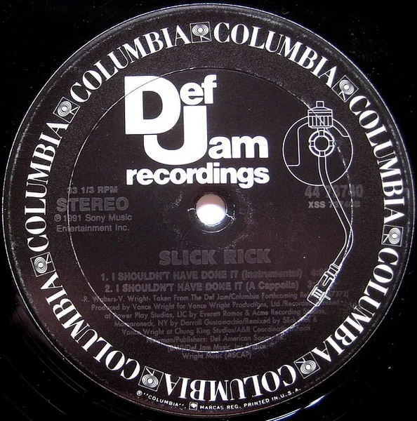 Album cover for I Shouldn't Have Done It by Slick Rick