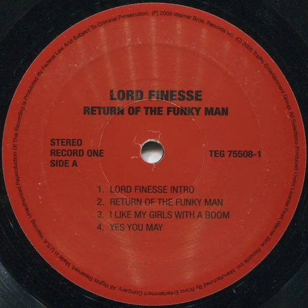 Album cover for Return Of The Funky Man by Lord Finesse