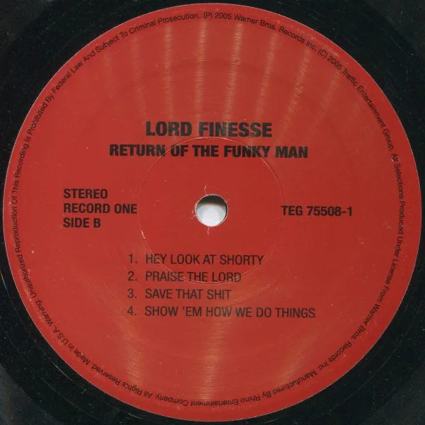 Album cover for Return Of The Funky Man by Lord Finesse