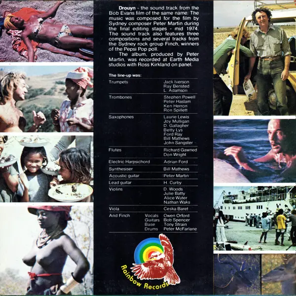 Peter Martin (13) Featuring Finch (6) - Drouyn , Folk, World, & Country, Funk / Soul, Rock, Stage & Screen, Hard Rock, Soundt