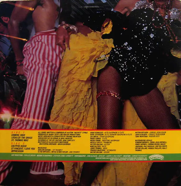 Alston "Beckett" Cyrus - Disco Calypso, Funk / Soul, Reggae, Calypso, Disco, Soca, 1977 - Casablanca, US, Vinyl 1x LP, Album