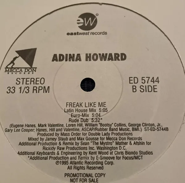 Album cover for Freak Like Me by Adina Howard