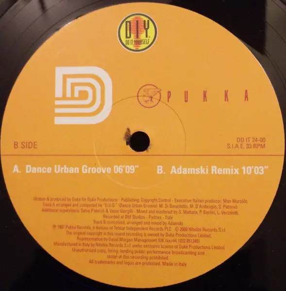 Duke - Womanchild (Part 2), Electronic, Pop, Euro House, Italodance, 2000 - Do It Yourself Entertainment, Italy, Vinyl 1x 12"